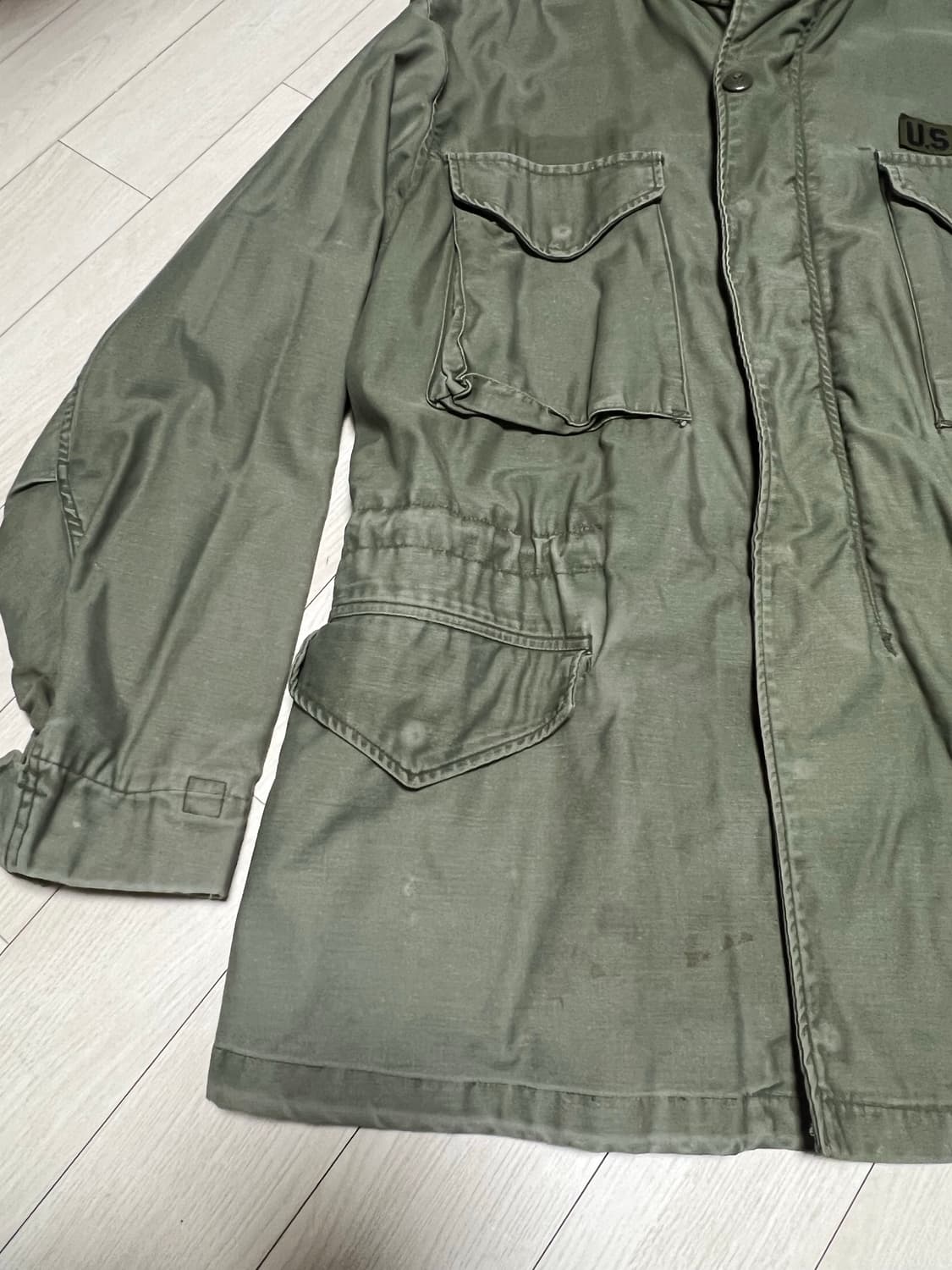 US ARMY 야상 M65필드자켓 세이지그린 M사이즈추정 상품이미지4
