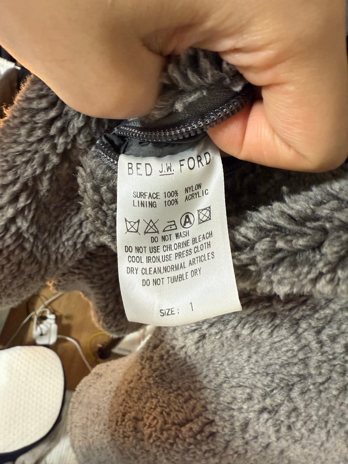 Bed j w ford 리버시블 나일론 플리스 상품이미지3