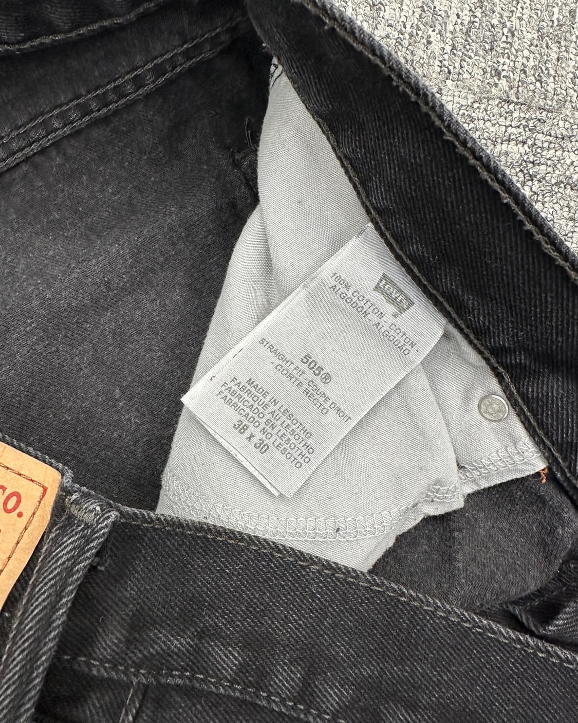 (허단50)00'S 리바이스 505 블랙-M1884 상품이미지5