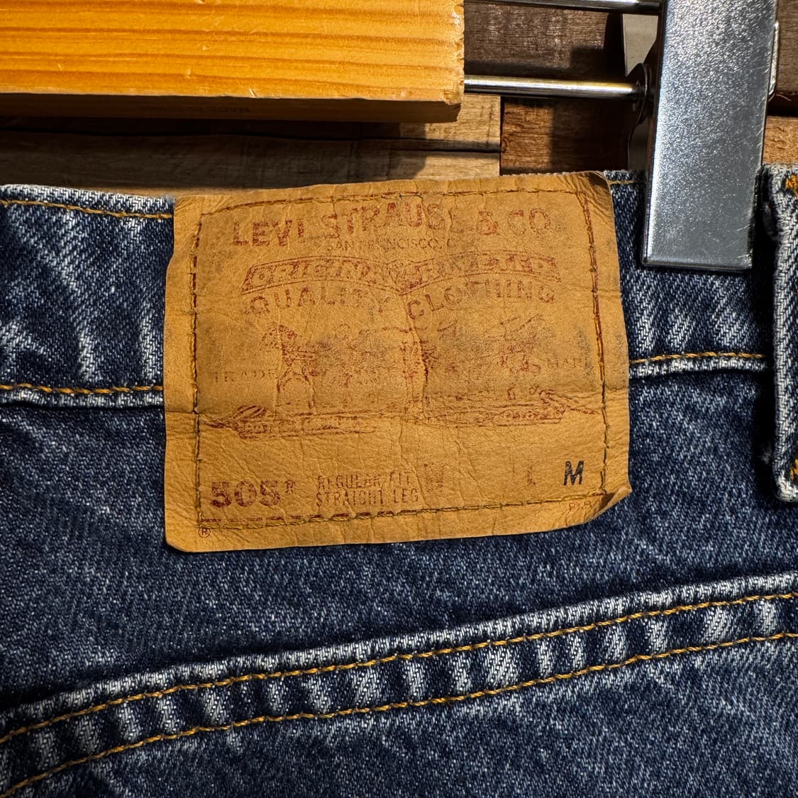 90s Levis 505 Denim Pants Made In USA 상품이미지3