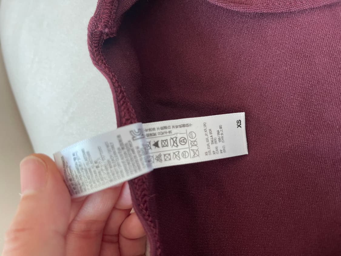 American Apparel 버건디 스케이터 드레스 새상품 상품이미지7