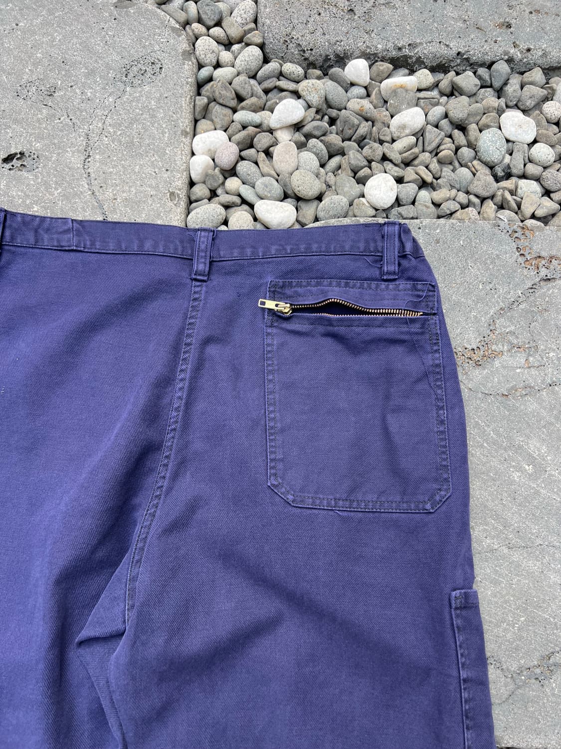 (35인치)OLD VINTAGE DARK NAVY 빈티지프렌치워크팬츠 상품이미지10
