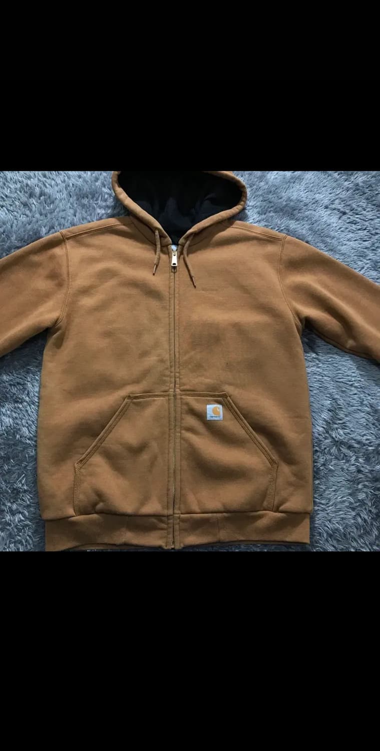 [[S(실M-L), A급] 칼하트(CARHARTT) 써멀 후드 집업 상품이미지1