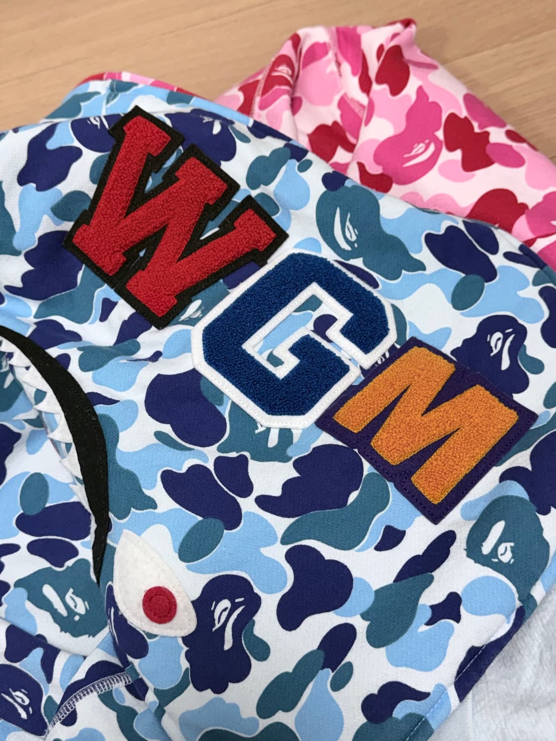 베이프 카모 샤크 후드집업 XL 급처합니다 상품이미지5