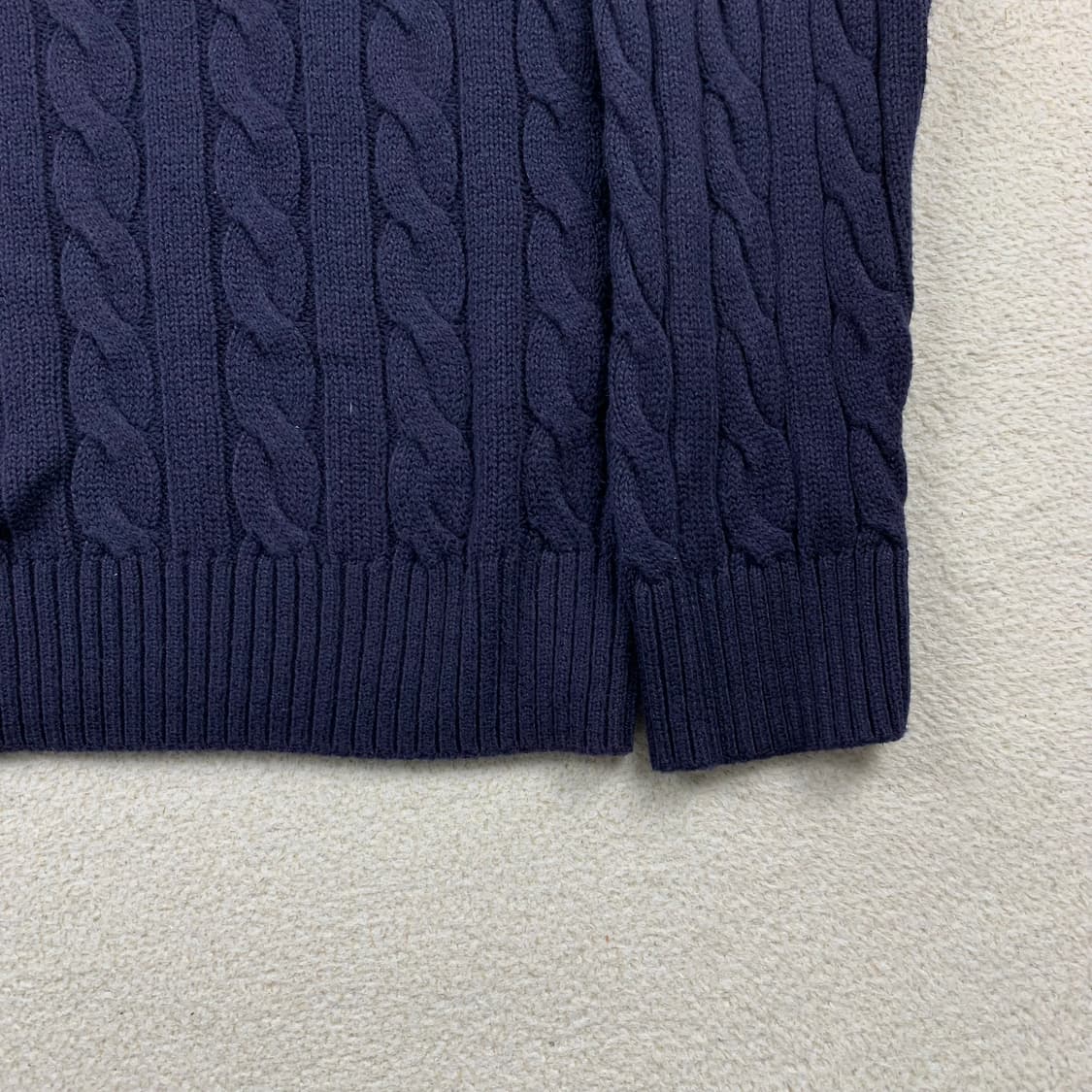 폴로 랄프로렌 포니로고 네이비 케이블 니트 상품이미지5
