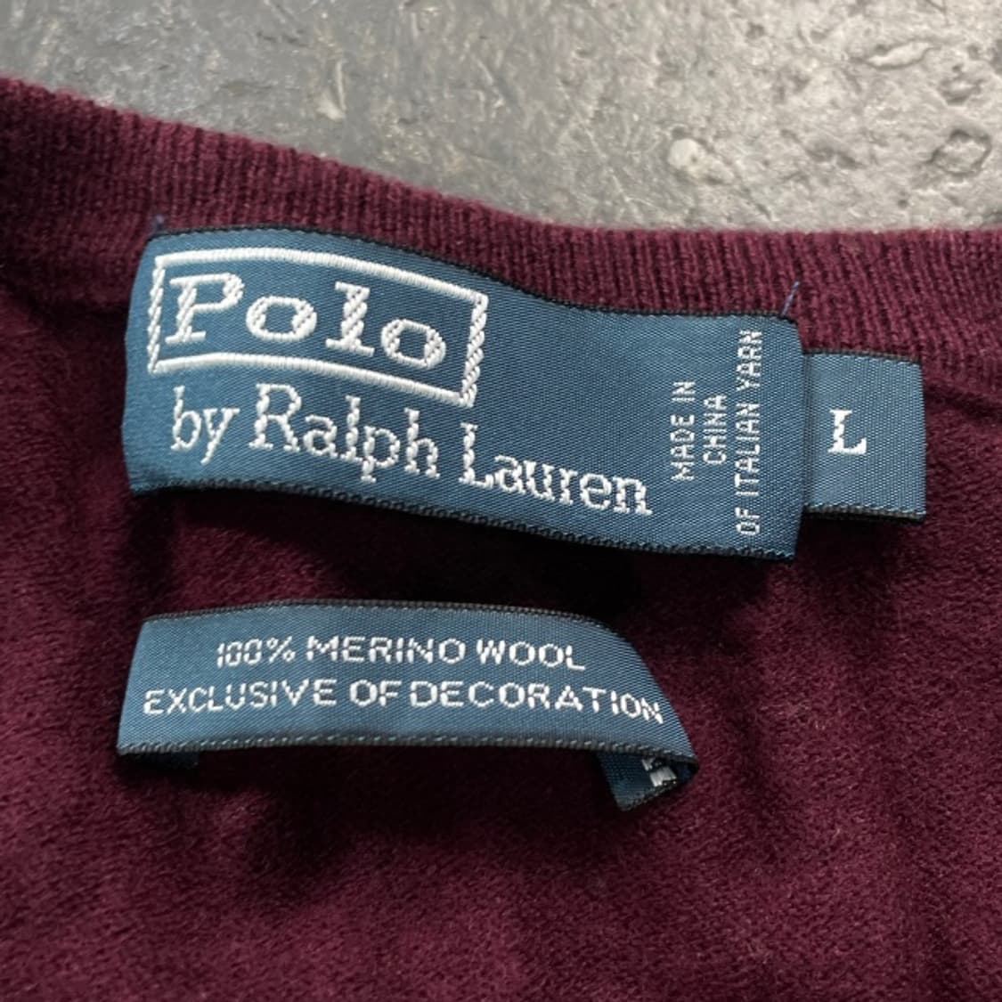 100 폴로 랄프로렌 메리노 울 니트 상품이미지3