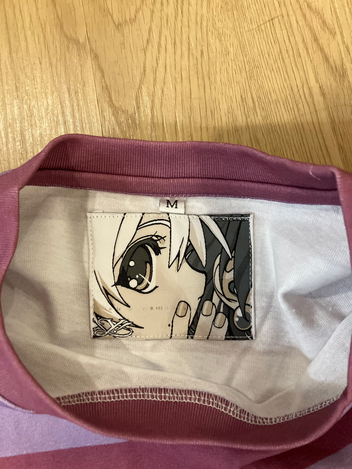 유민하 반팔 티셔츠 Purple Stripe "3" T-S 상품이미지3