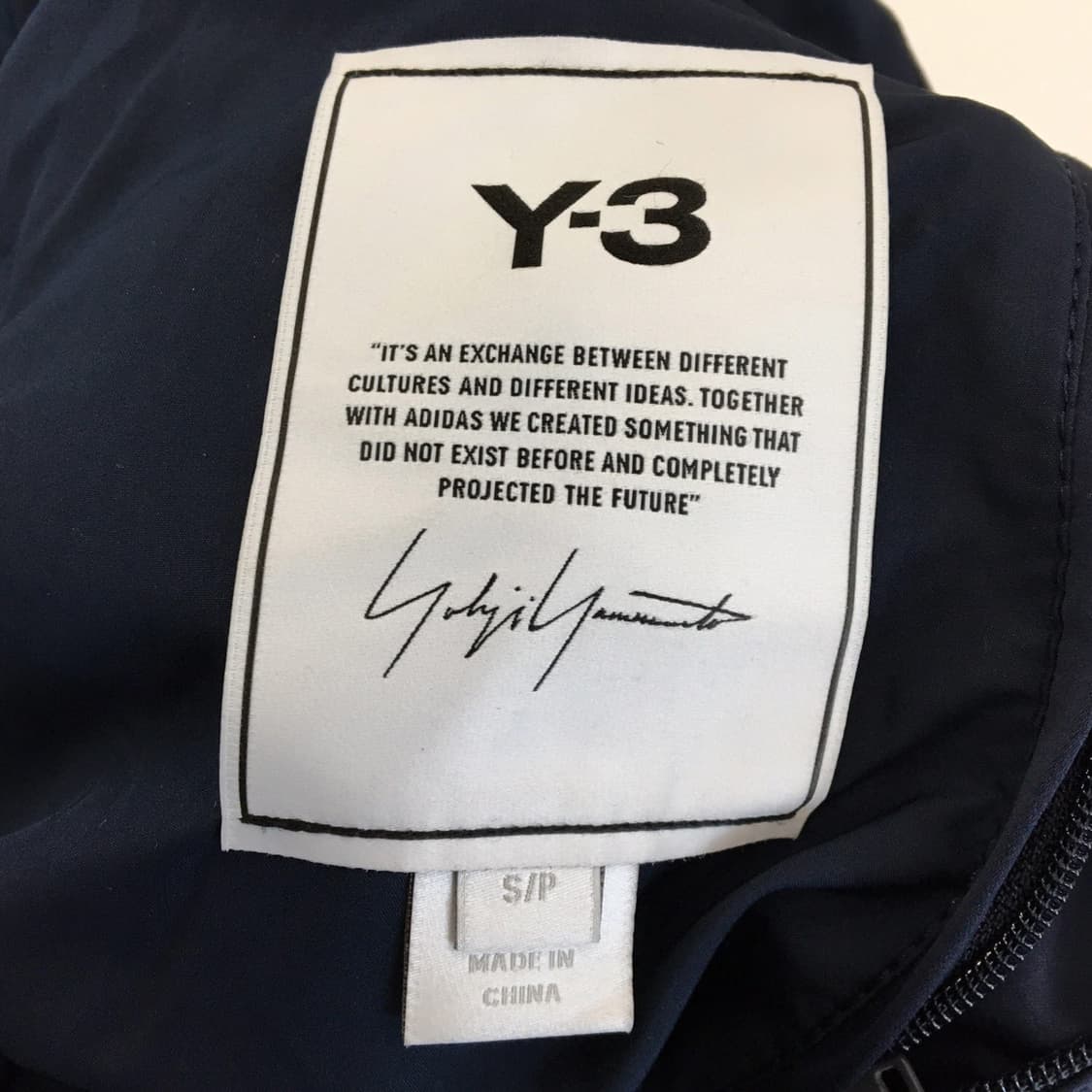 Y-3 요지야마모토 아디다스 봄버자켓 S 90-95  상품이미지6