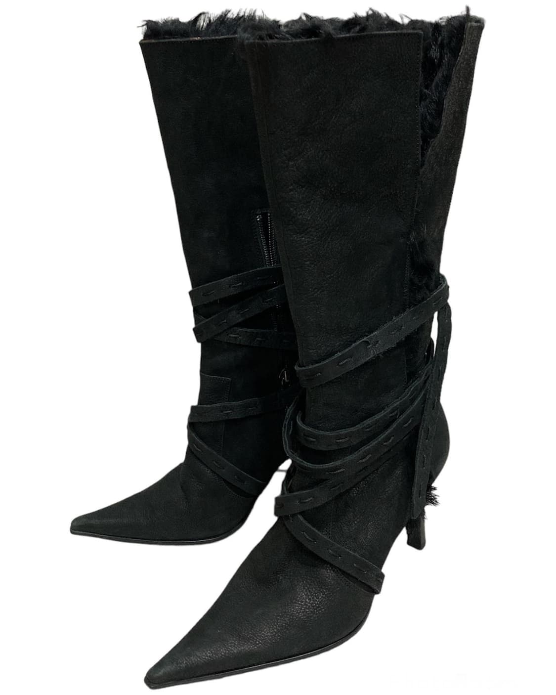 Novespazio 스트랩 퍼 롱부츠 상품이미지1