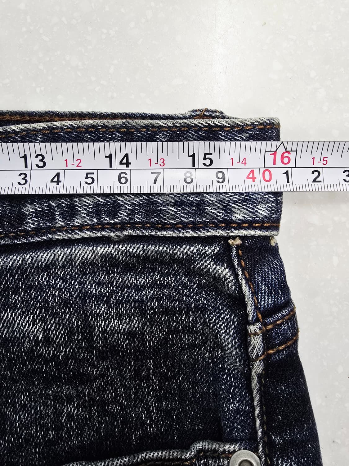 무신사스탠다드 진청 데님 청바지31 상품이미지6