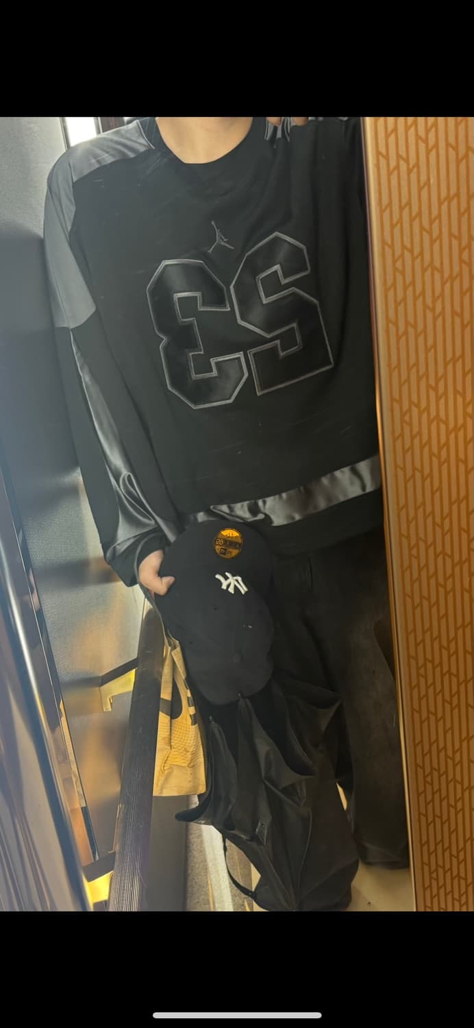 조던 브루클린 컬리지에이트 하키 져지 100(M) 사이즈 크게 나왔어요 상품이미지1