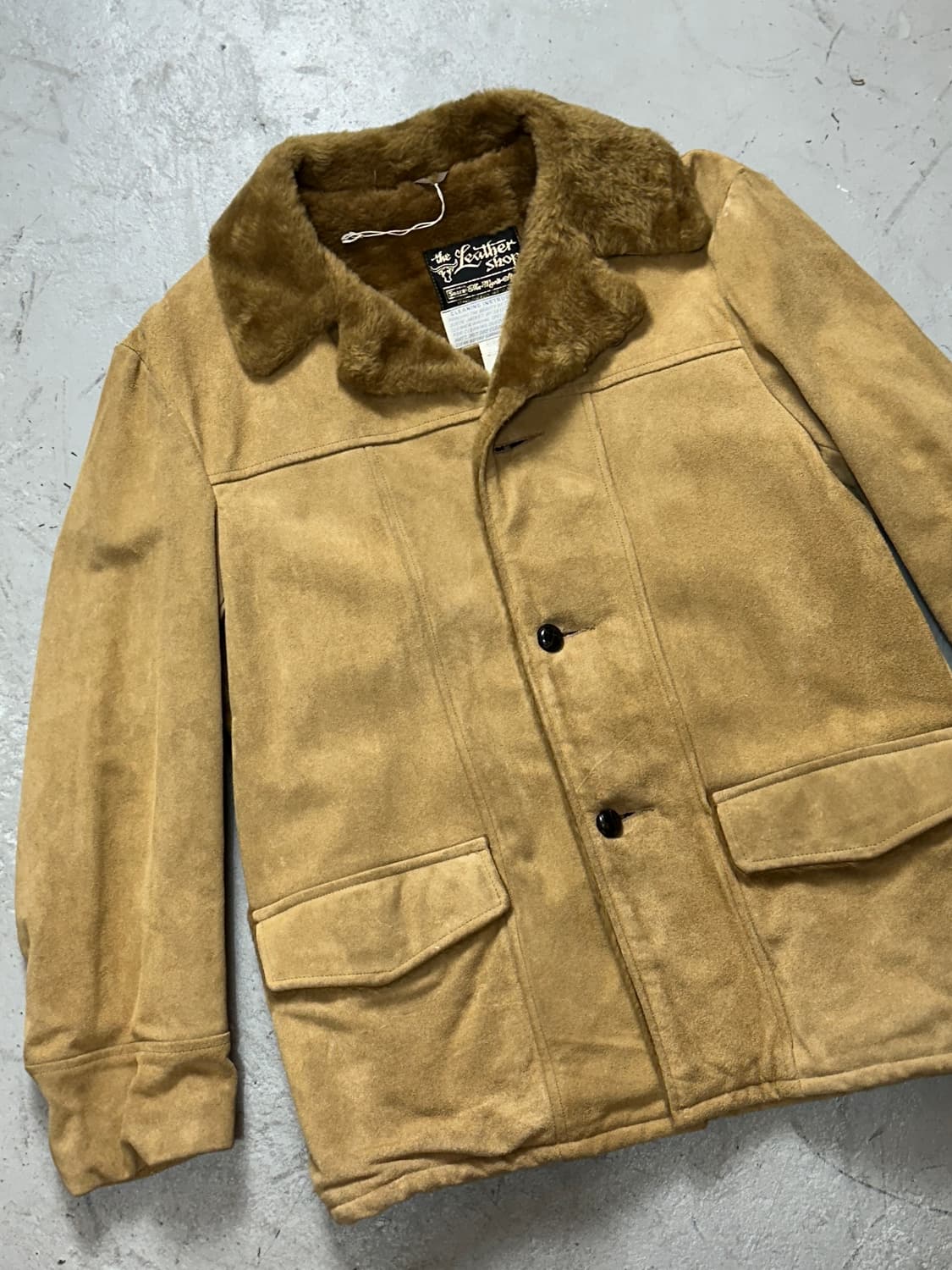 *데드스탁* 80's 빈티지 시어스 스웨이드 카코트 빈티지 레더 자켓 상품이미지5