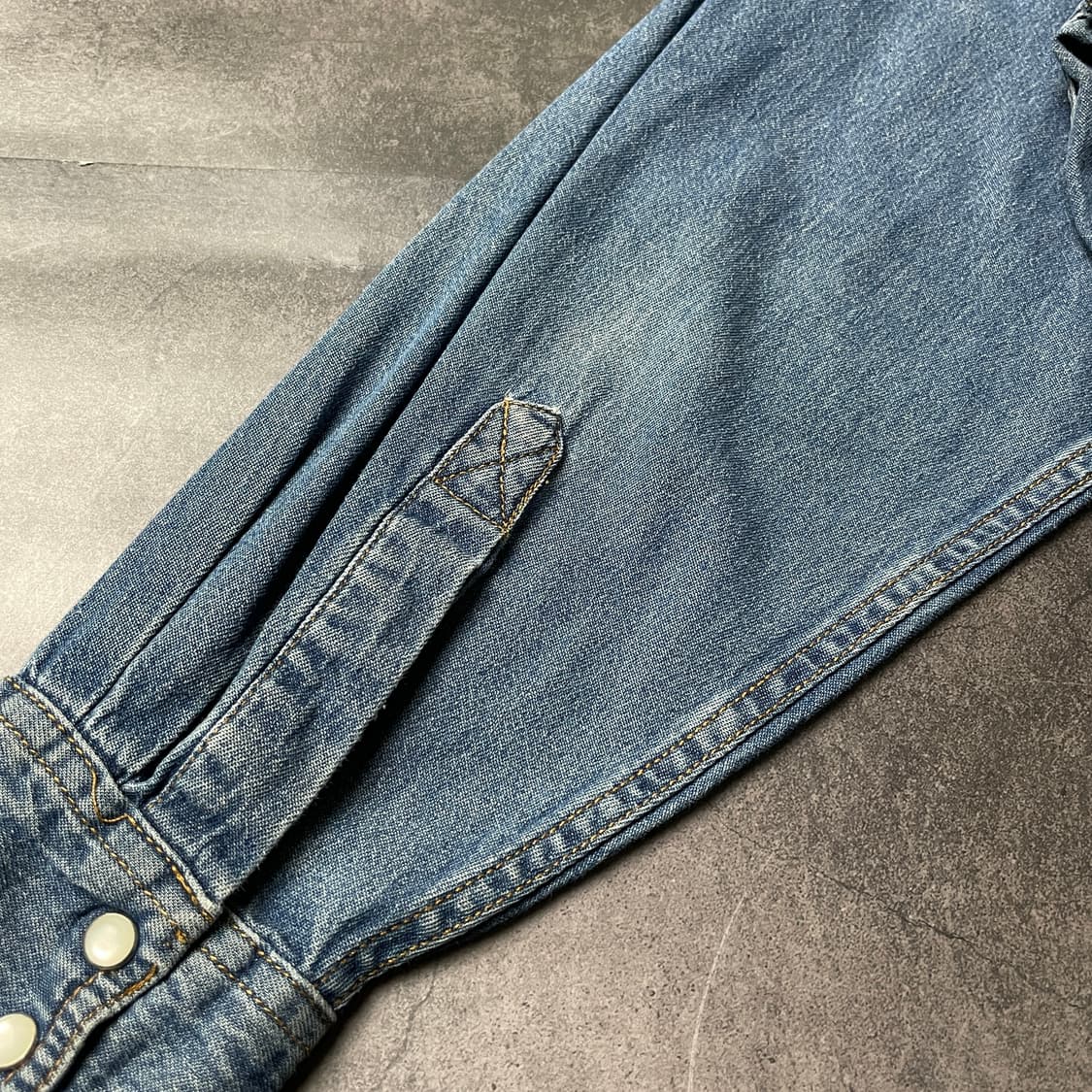 PLAINS WESTERN WEAR 빈티지 웨스턴 데님 셔츠 A00550 상품이미지8