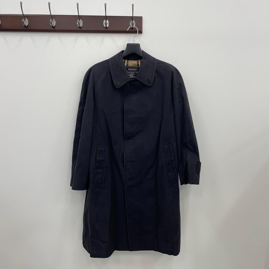 버버리 네이비 싱글 트렌치 코트 상품이미지1