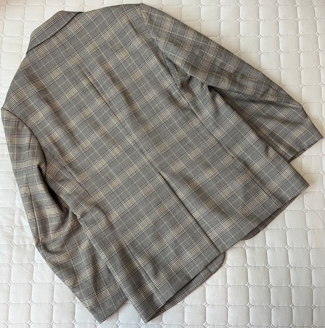 토니웩 울 체크 블레이저 L 상품이미지2