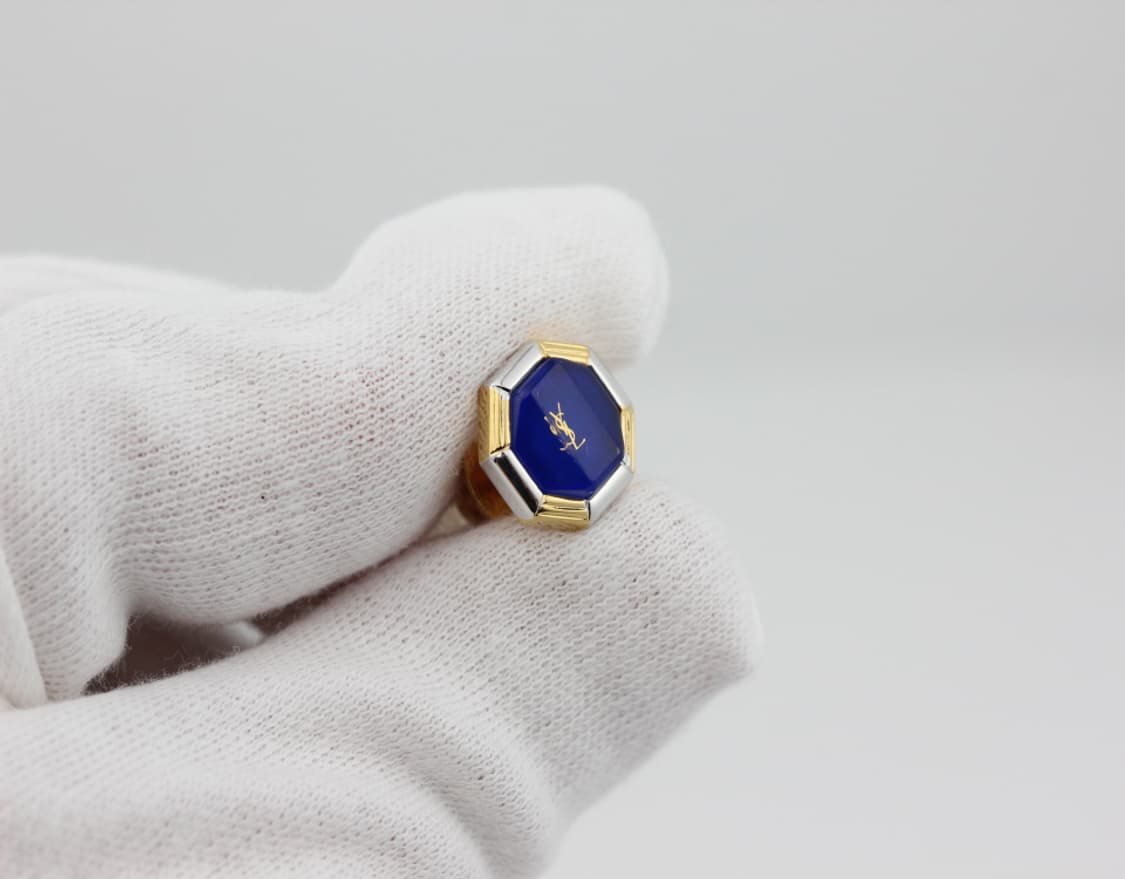 입생로랑 A등급 남자 명품 뱃지 핀 포인트 빈티지 상품이미지4