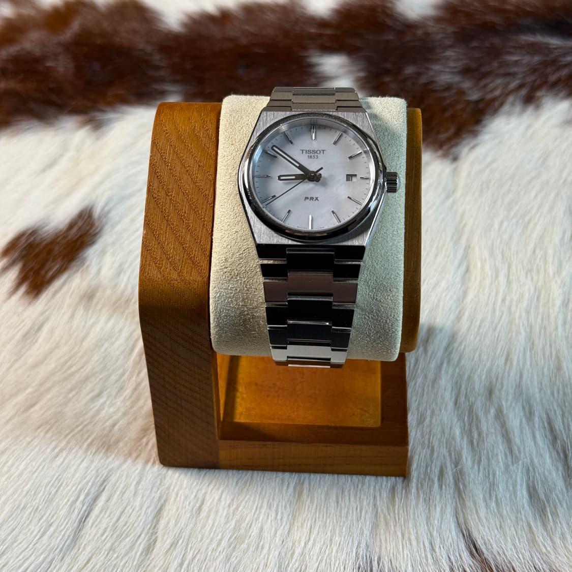 티쏘 prx 35mm 쿼츠 mop 자개 손목시계 상품이미지2