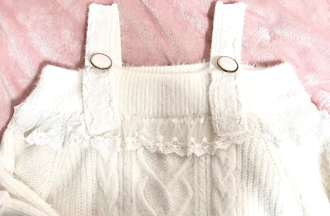 리즈리사)오프숄더니트상의원피스 상품이미지2