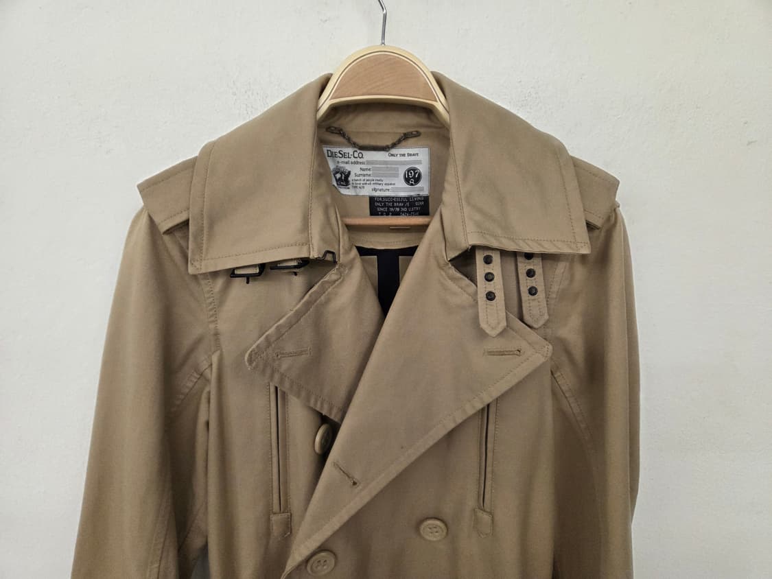 디젤 코트렌치 코트 상품이미지2