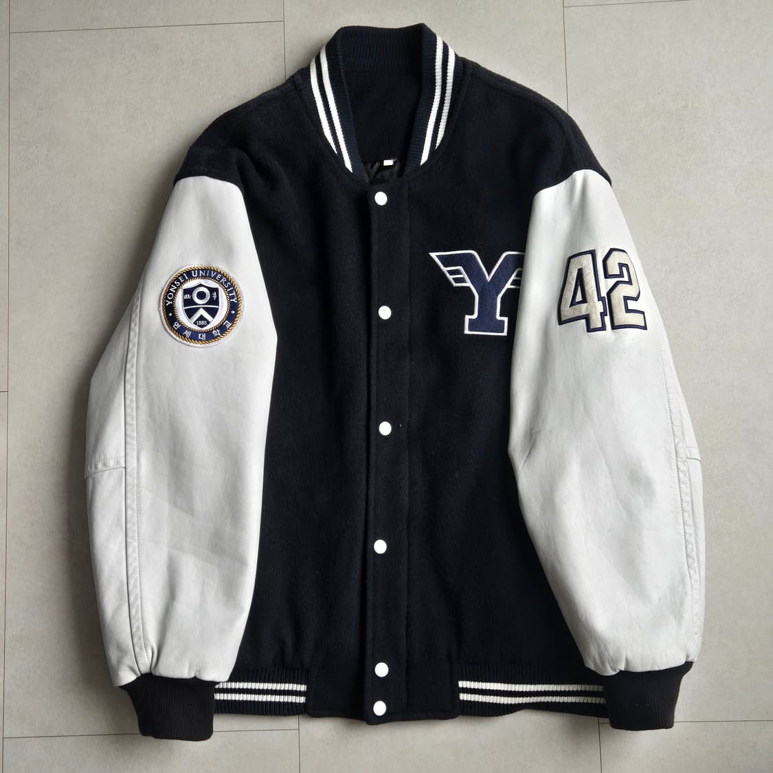 빈티지 2005 연세대학교 버시티 재킷  상품이미지2