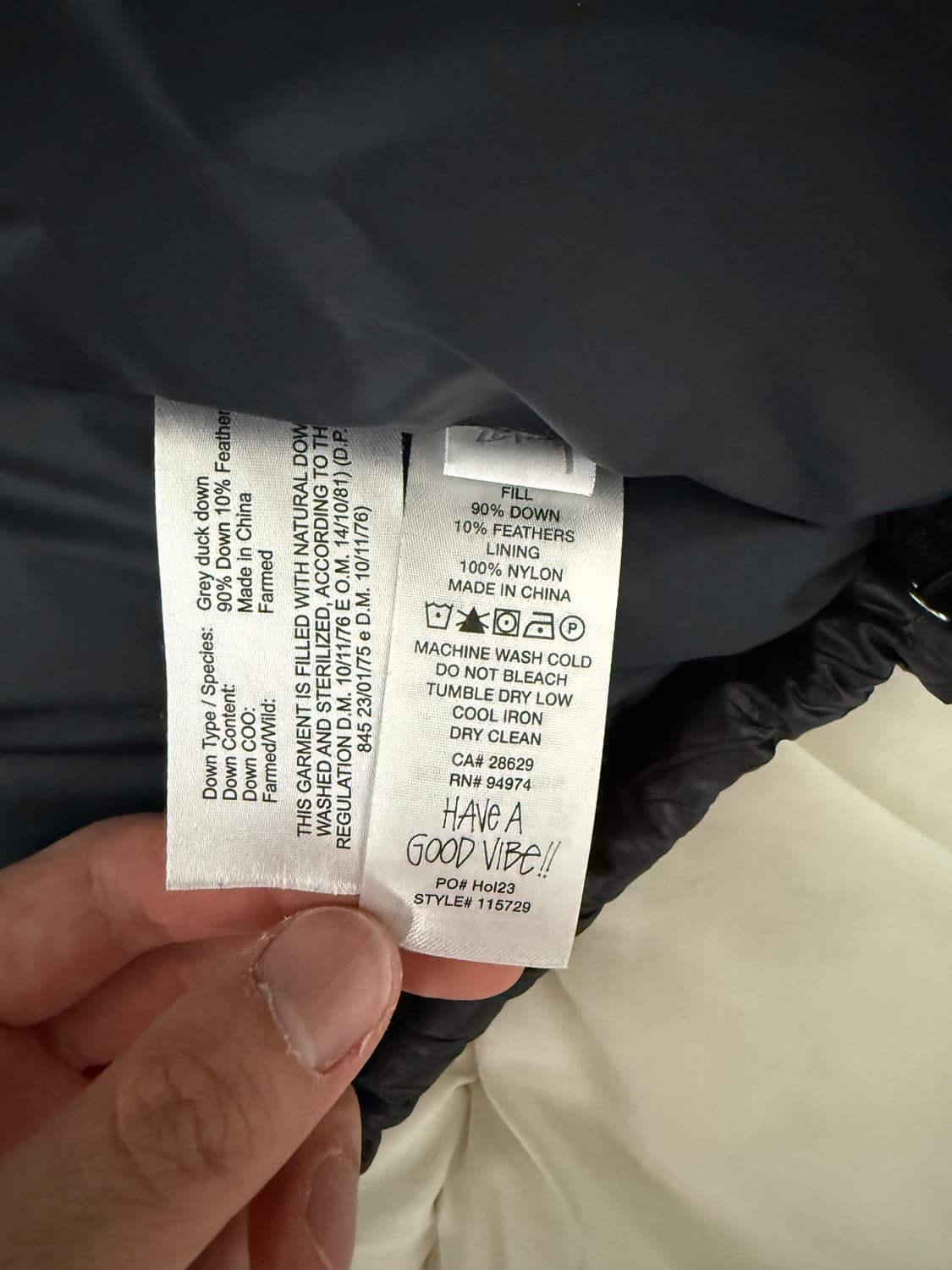 스투시 stussy 링클 나일론 푸퍼 패딩 블랙 L 상품이미지4