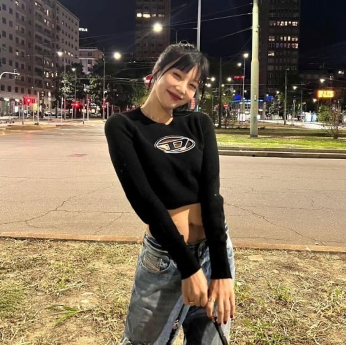 디젤 피카부 컷아웃 로고티  상품이미지3