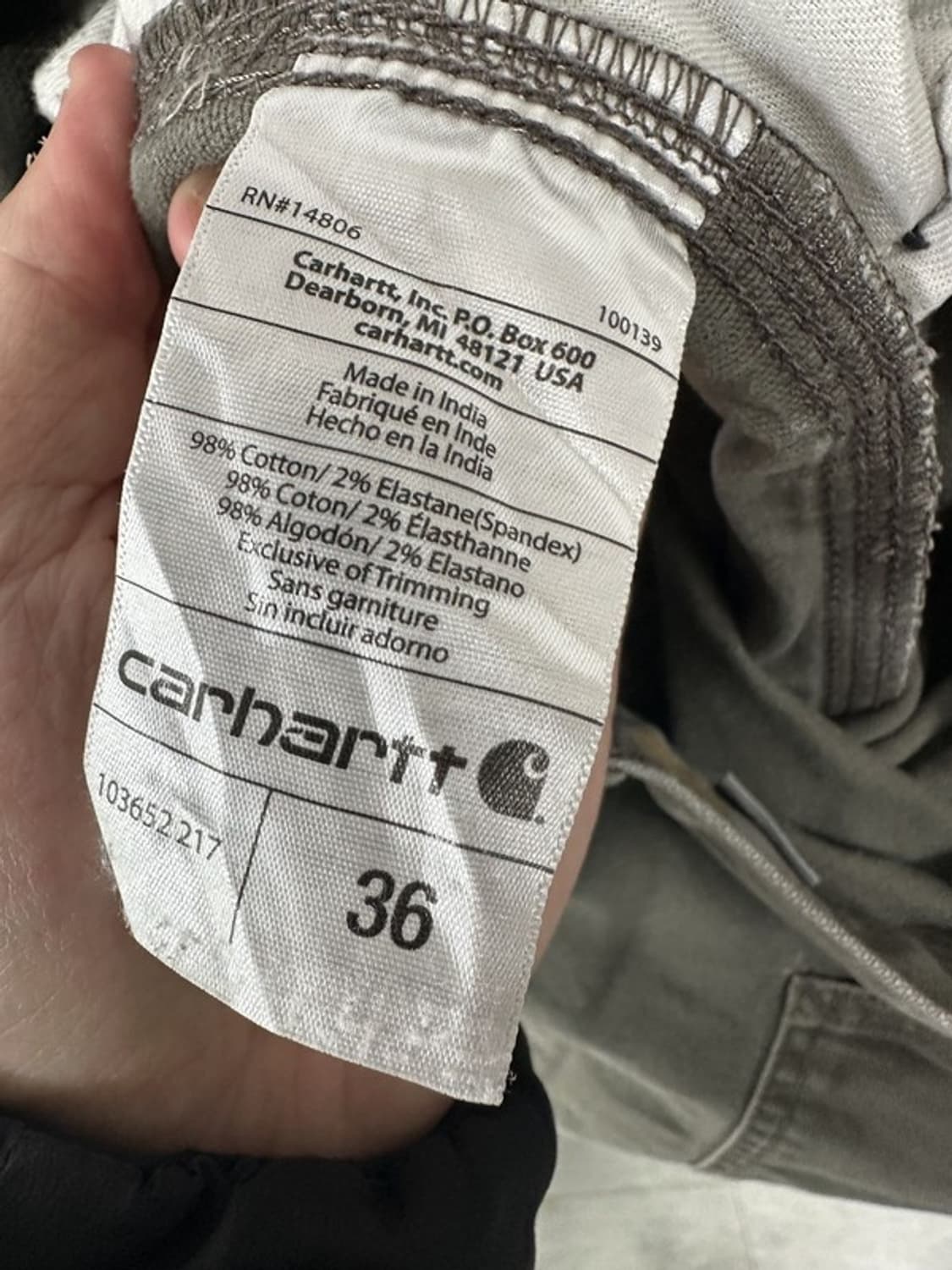 [36] CARHARTT 칼하트 빈티지 카펜터 코튼쇼츠 상품이미지7