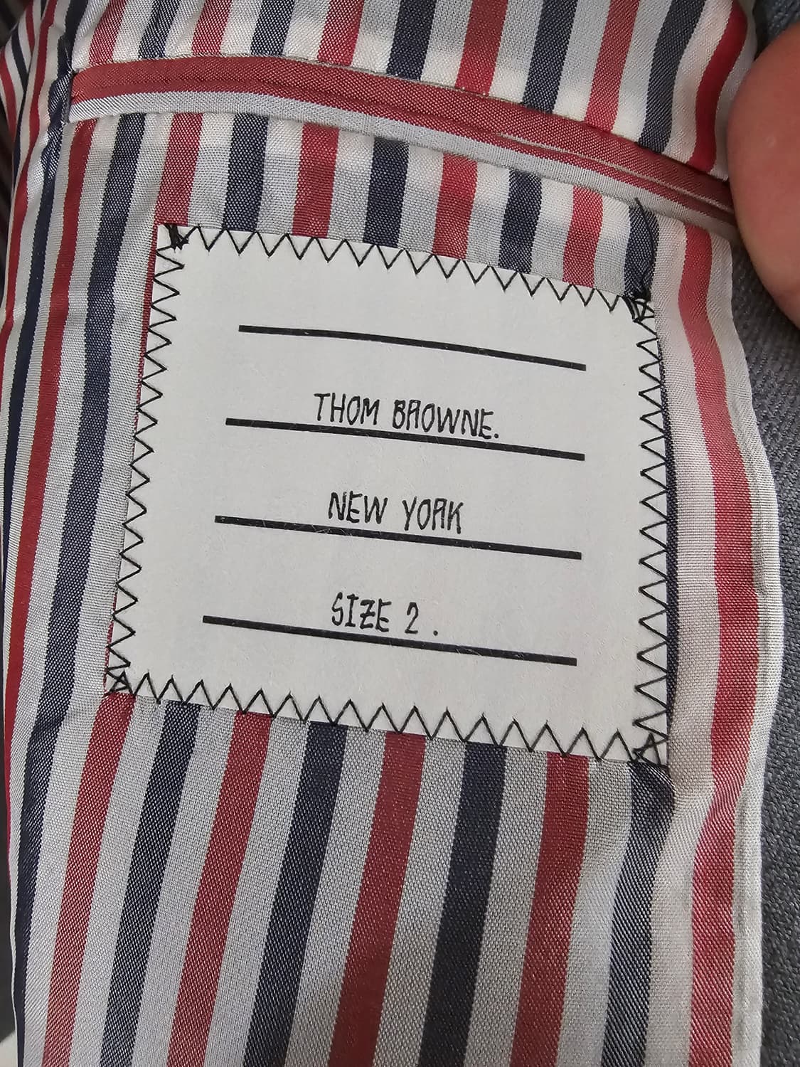 톰브라운 암밴드 울 쟈켓(2/100/정품) 상품이미지8