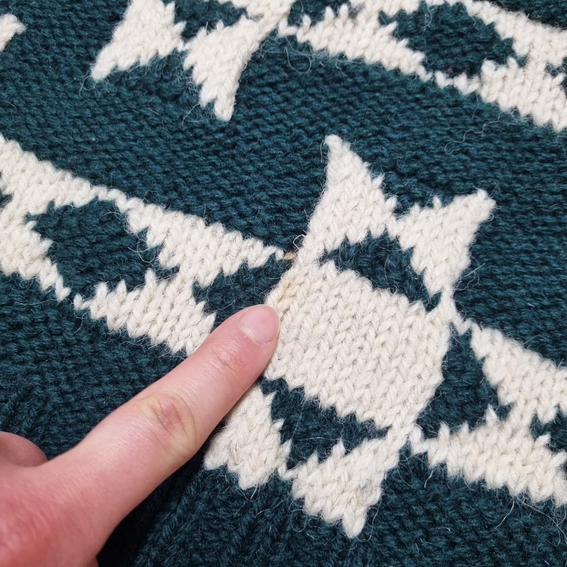 90S 폴로 컨트리 네이티브 아메리칸 스웨터 - L 상품이미지7