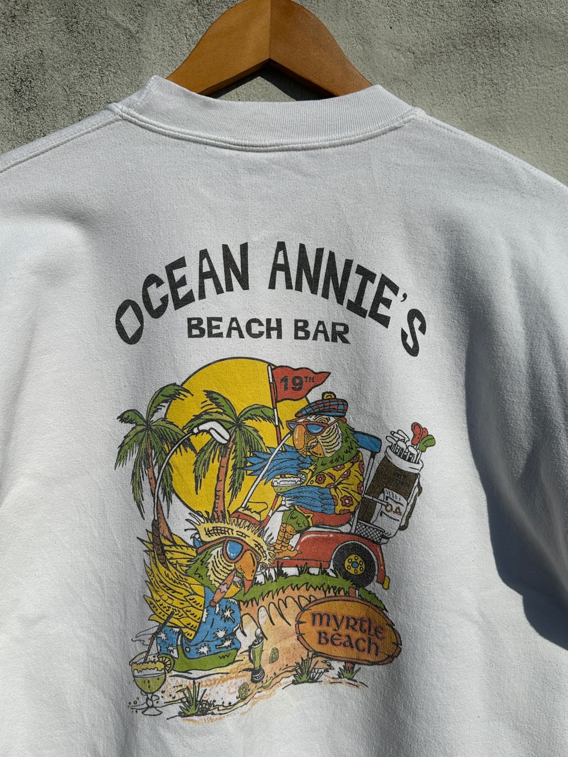 [M] GILDAN 길단 Ocean Annies 화이트 맨투맨 스웻셔츠 상품이미지2