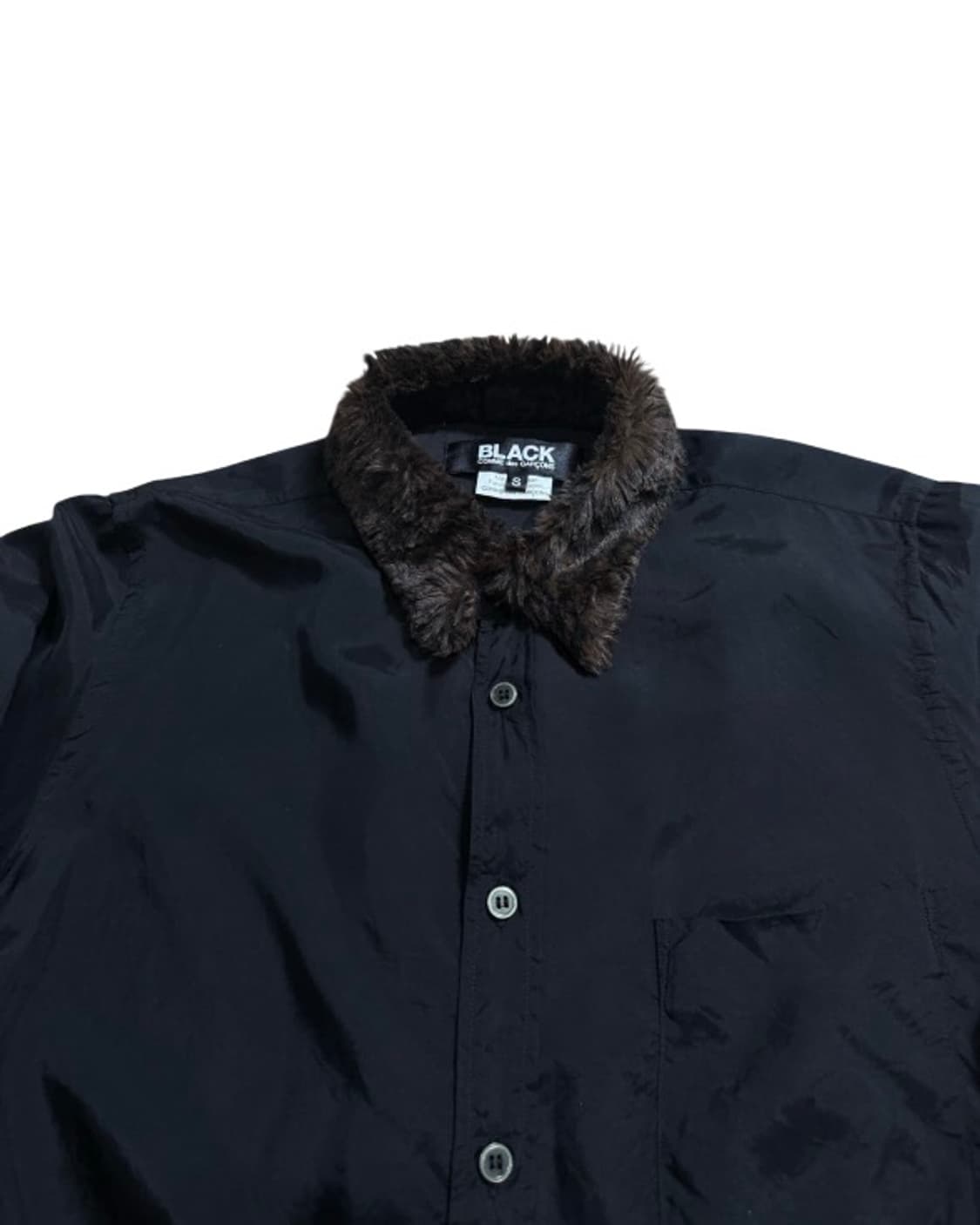 꼼데 블랙 큐프라 셔츠 상품이미지2