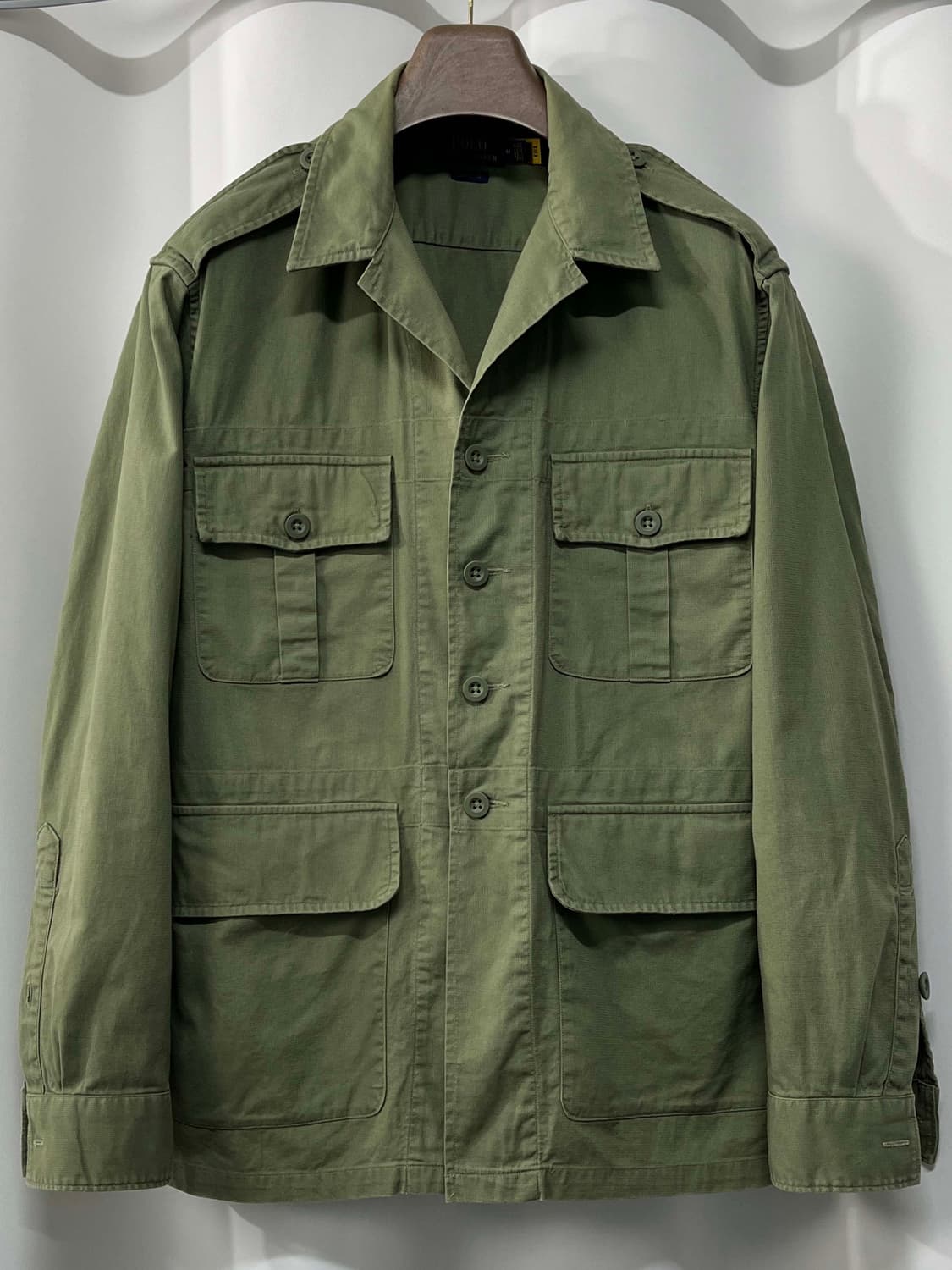 폴로 랄프로렌 도비 유틸리티 썬페이딩 사파리 자켓 상품이미지1