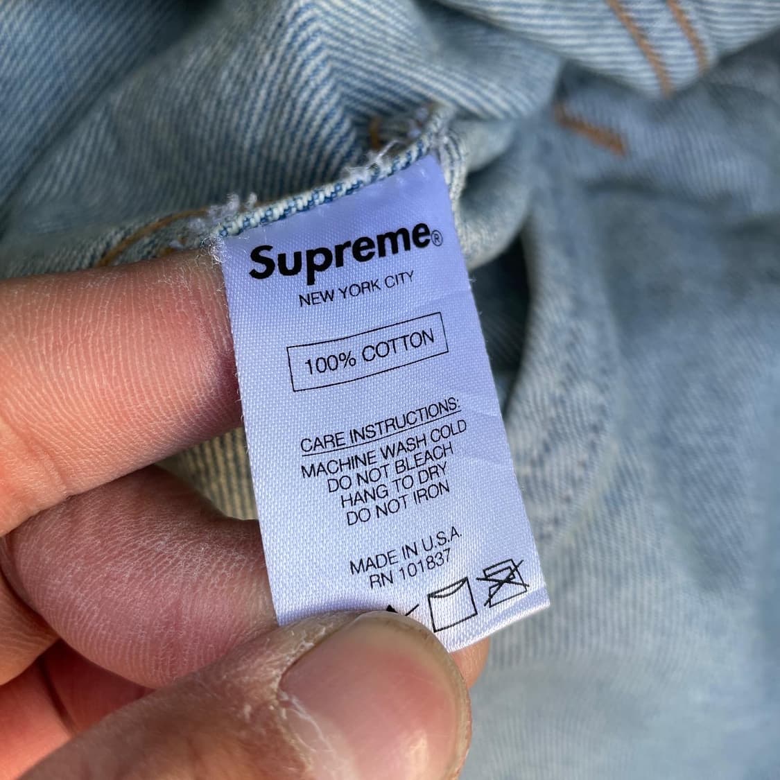 슈프림 x 블랙사바스 16ss 데님 트러커자켓 상품이미지9