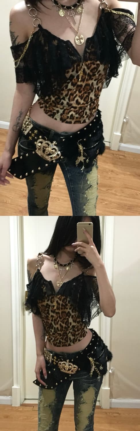 갸루 오네갸루 d.i.a깔 벨트 베이비메탈클럽 베메클 상품이미지2