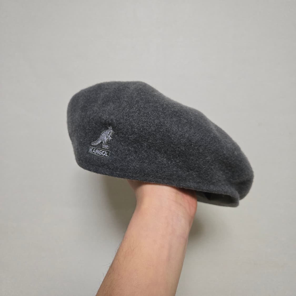 캉골 그레이 울 헌팅캡 상품이미지2
