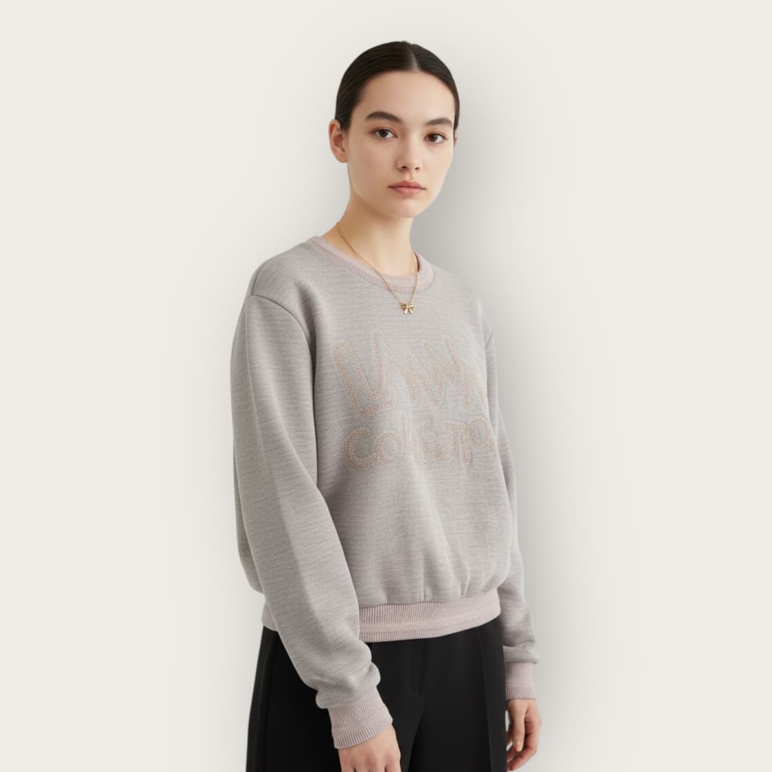 82/ 랑방 컬렉션 23FW 로고 맨투맨 상품이미지1