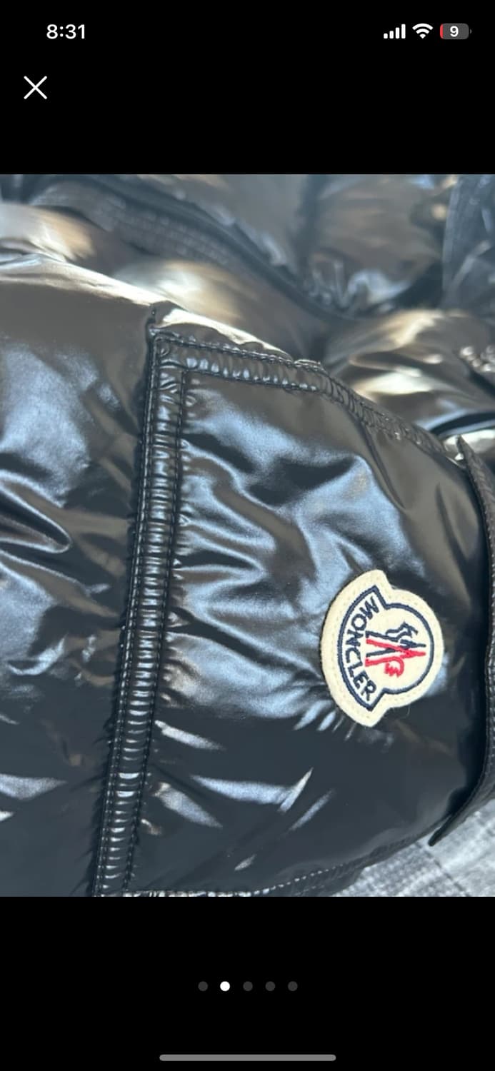 몽클레어 마야 블랙패딩 유광 25fw 상품이미지4