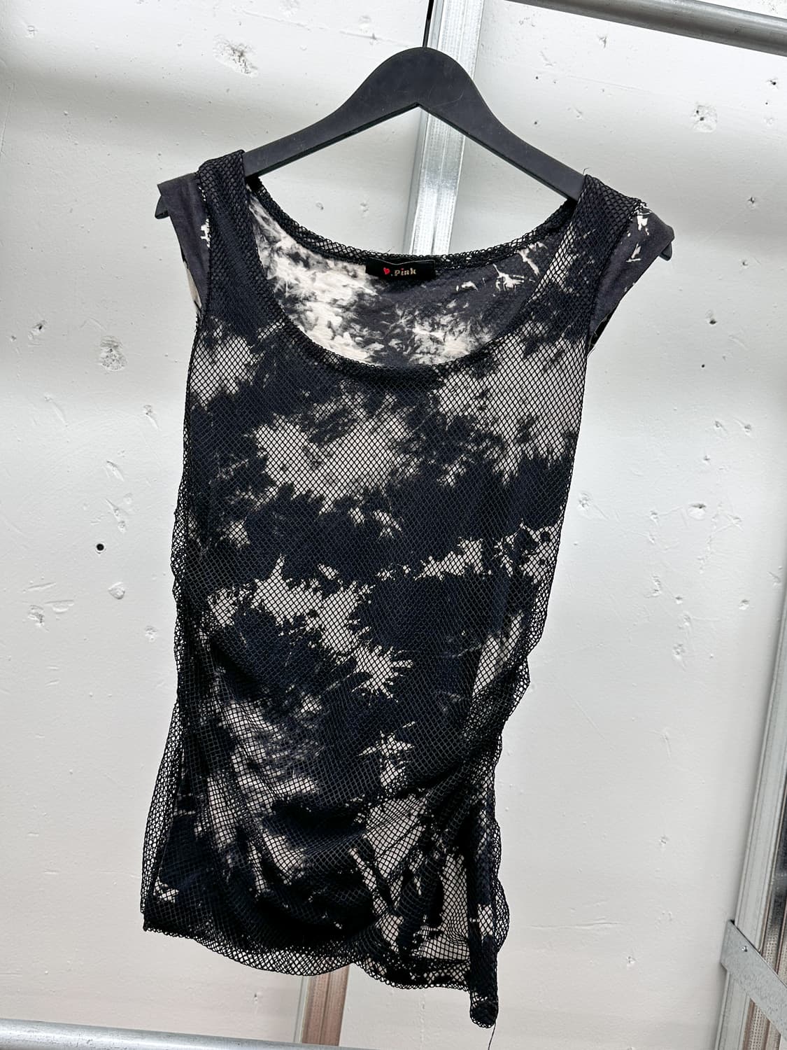 net layered dyed top 상품이미지4