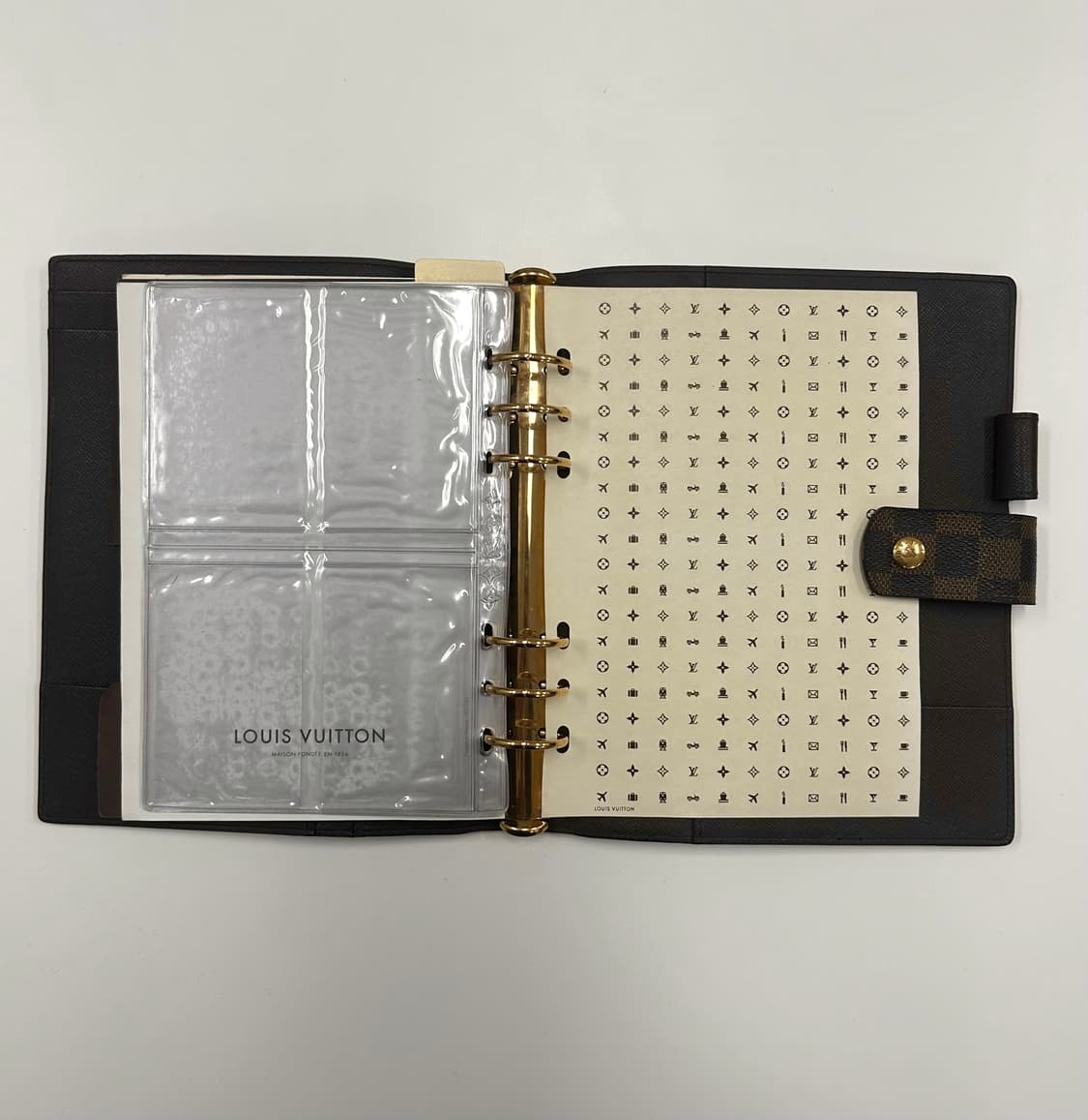 루이비통 다미에 라지 링 아젠다 다이어리 커버 상품이미지8