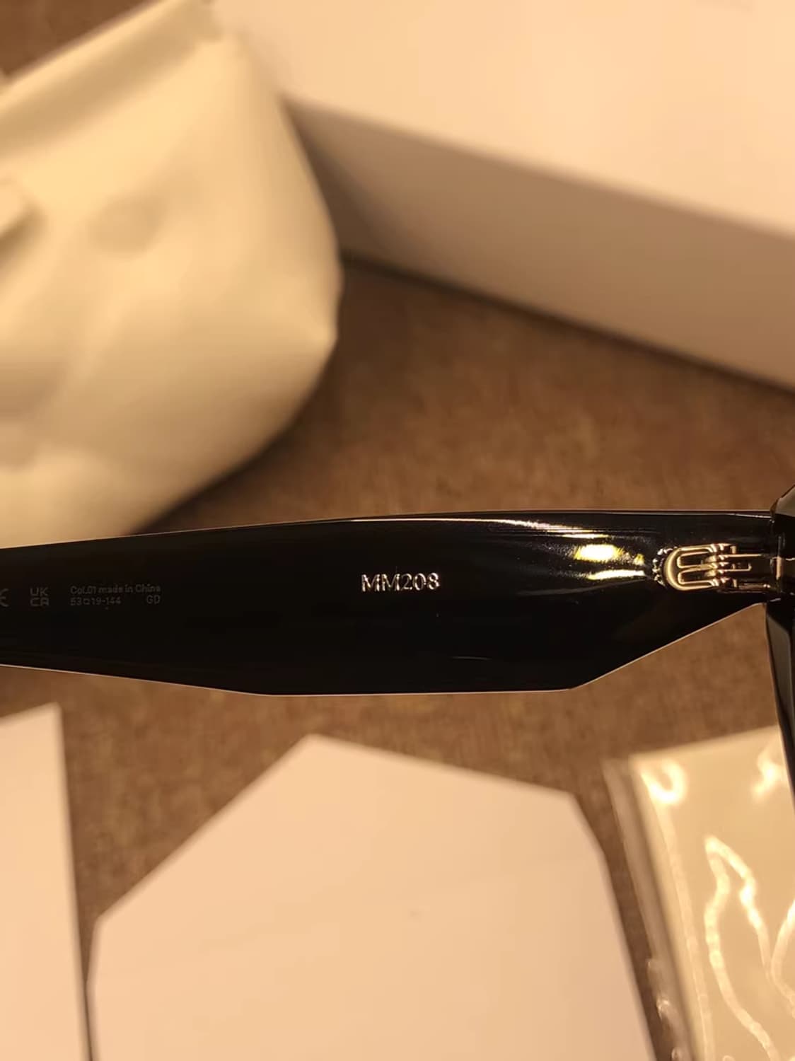 [정품/풀구성] 젠틀몬스터 x 메종 마르지엘라 MM208 블랙 선글라스 상품이미지6