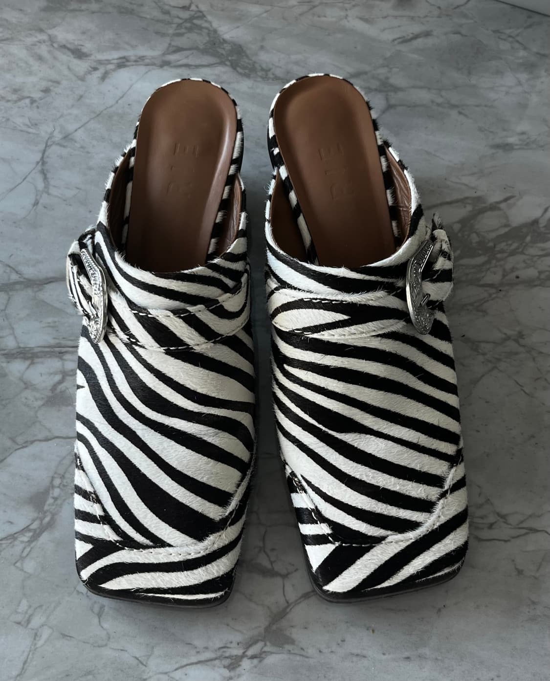 RIE 지브라 송치 웨스턴뮬 (245사이즈) 상품이미지1