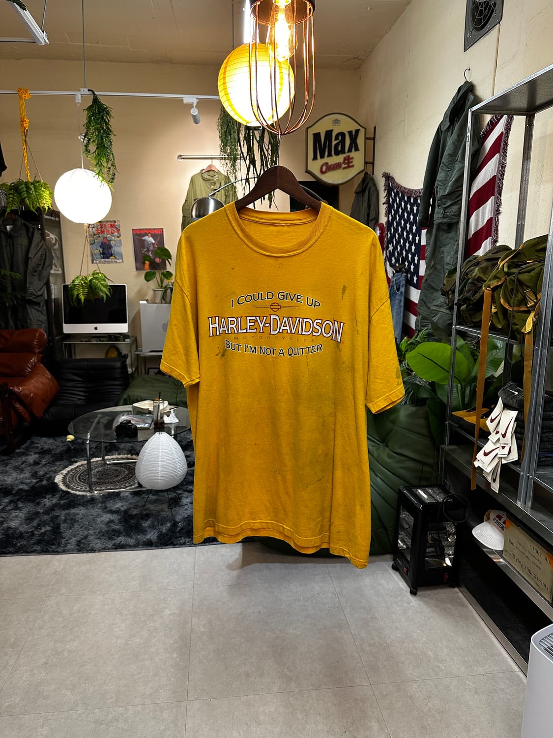 00s Harley-Davidson Heavy stains T-shirt 상품이미지1