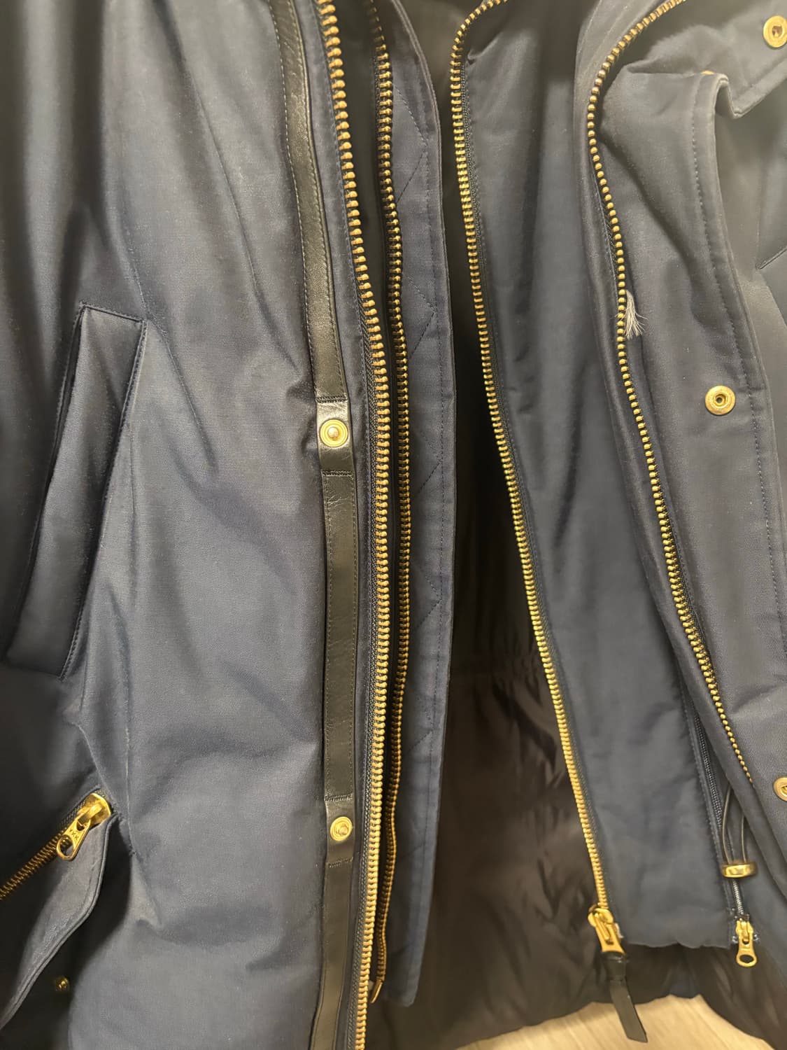 맥케이지 몬트리올 네이비 라쿤 패딩(40사이즈) 상품이미지7