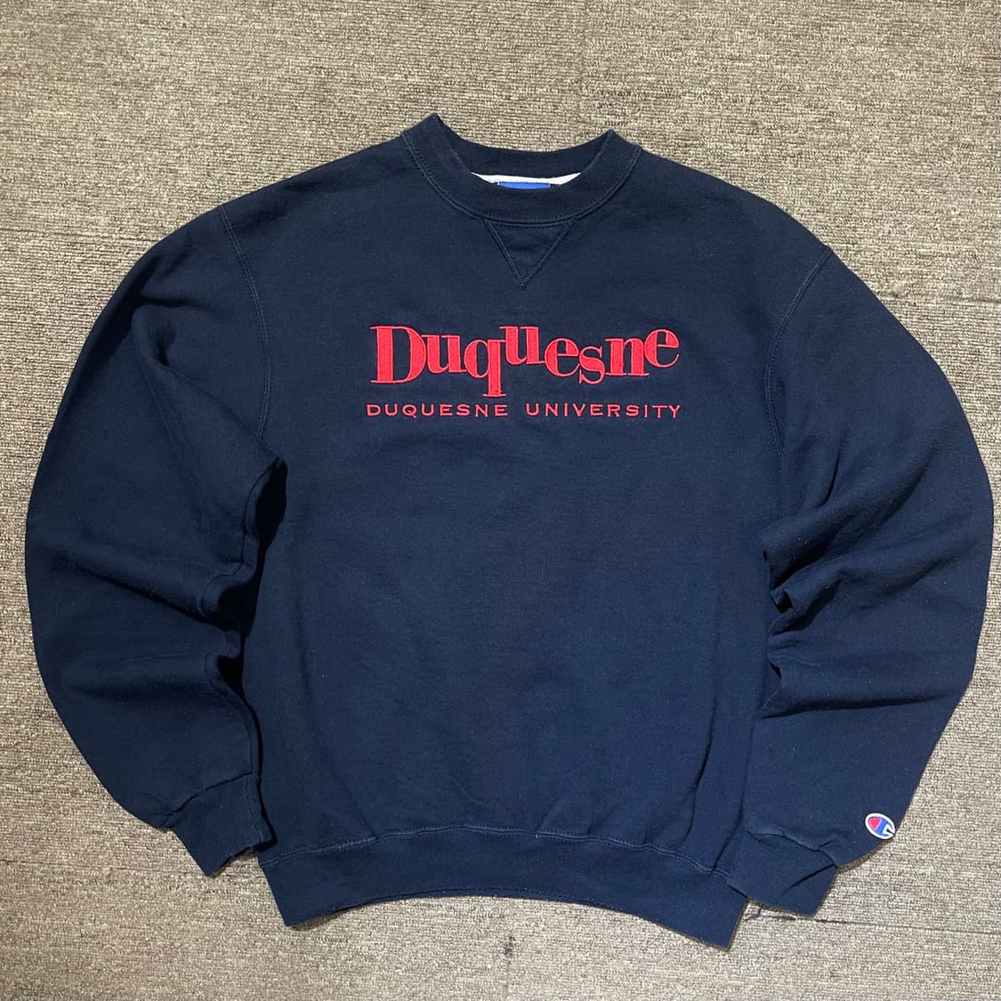 (S) Champion 챔피온 유니버시티 자수 스웻셔츠 맨투맨 상품이미지3