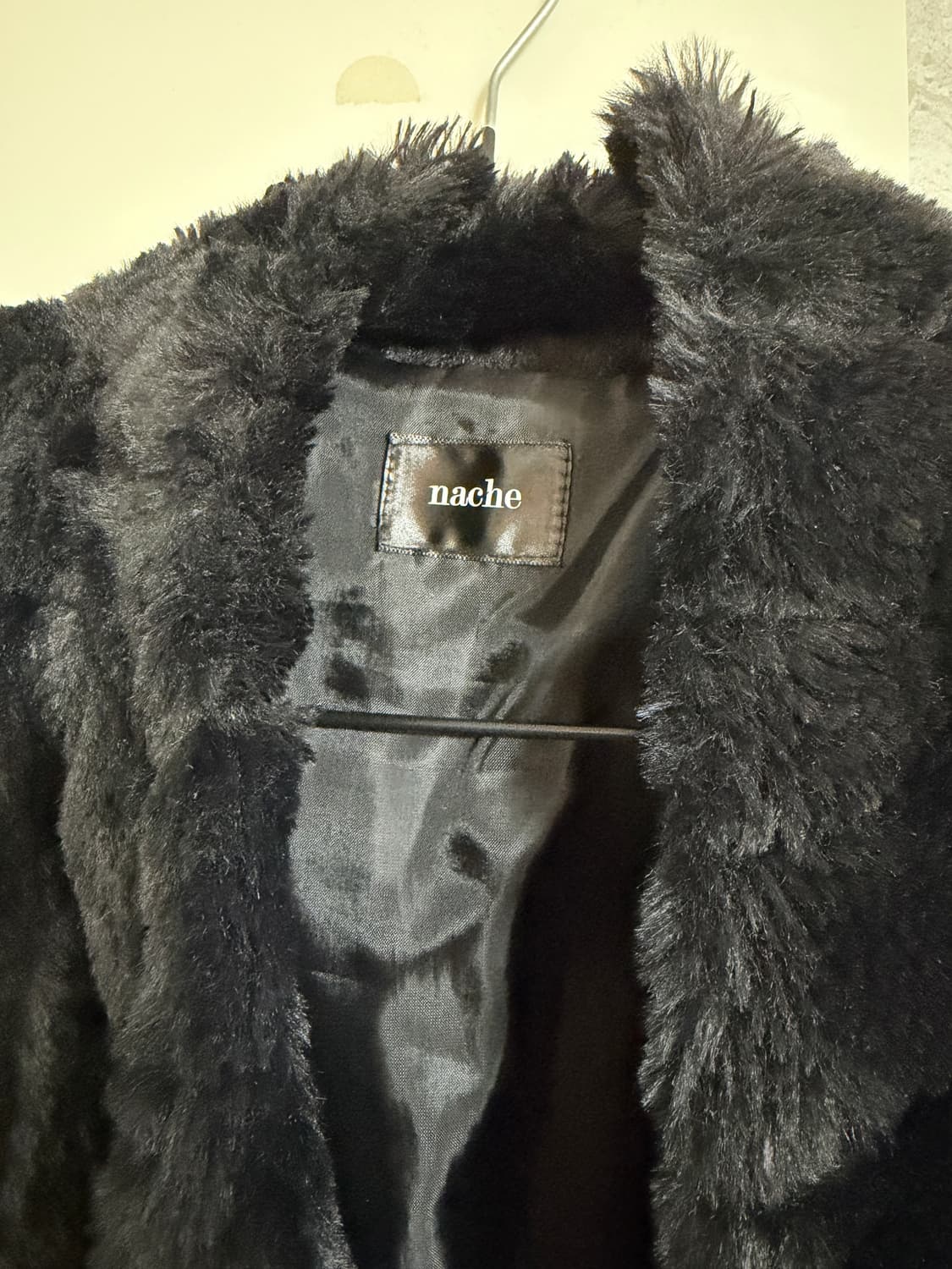 [나체] 리본 토끼털 퍼자켓 상품이미지3