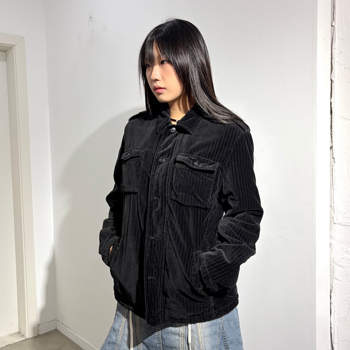 Takeo Kikuchi 벨벳 워크 자켓 상품이미지1