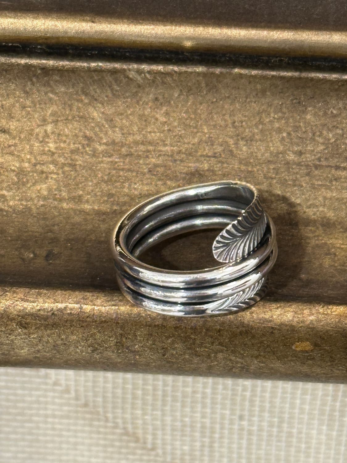 Feather Fold 925Silver Ring 상품이미지7