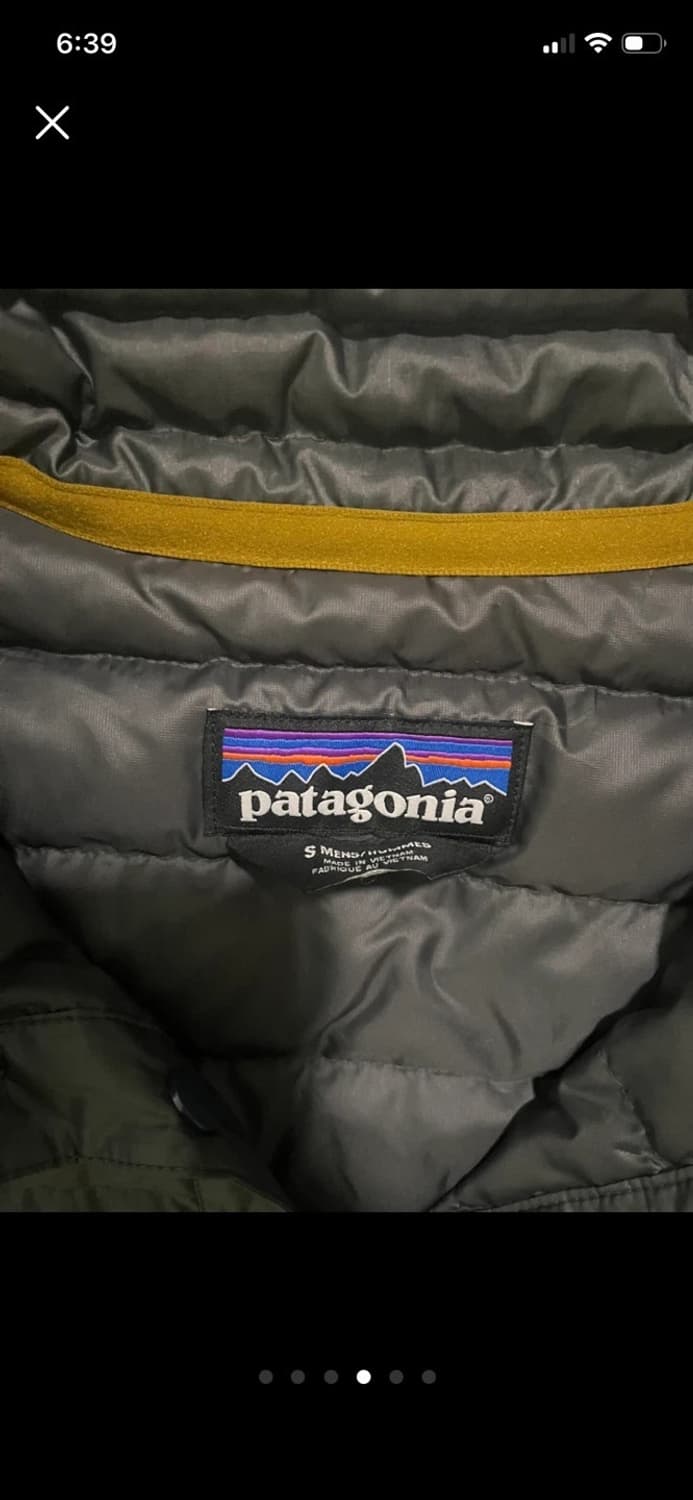 파타고니아 다운 스냅 풀오버 그레이/네이비 상품이미지4