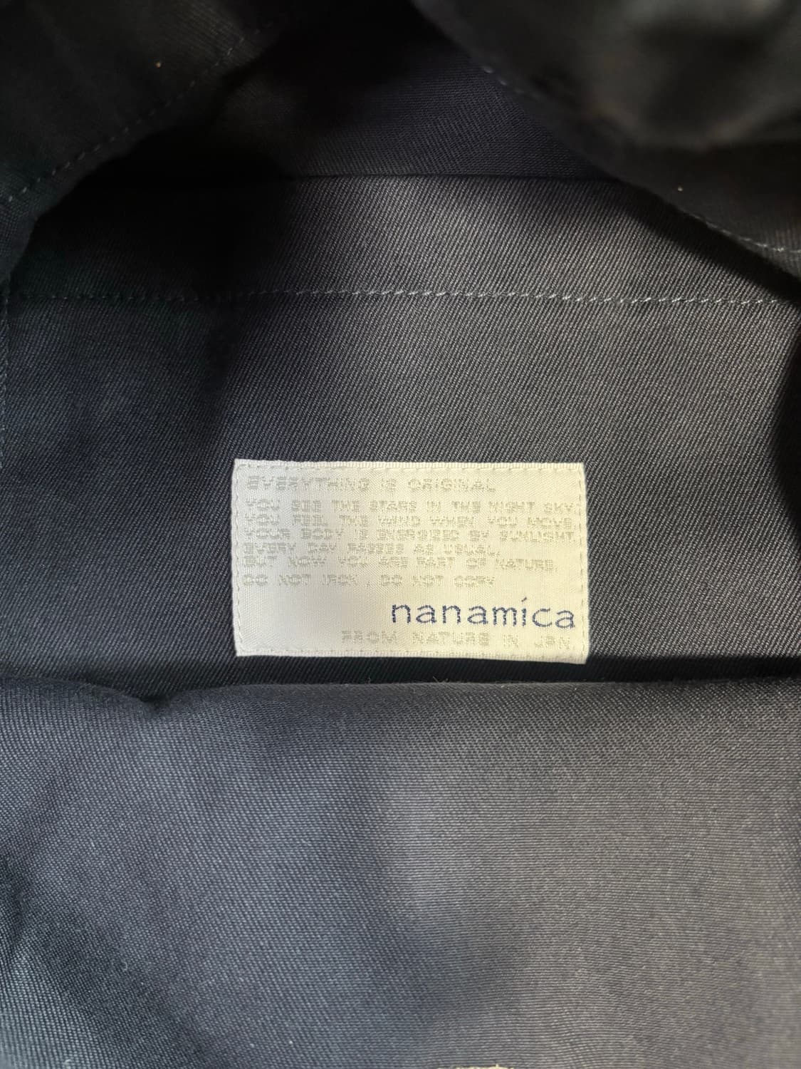 나나미카 치노 숄더백/토트백 네이비 상품이미지2