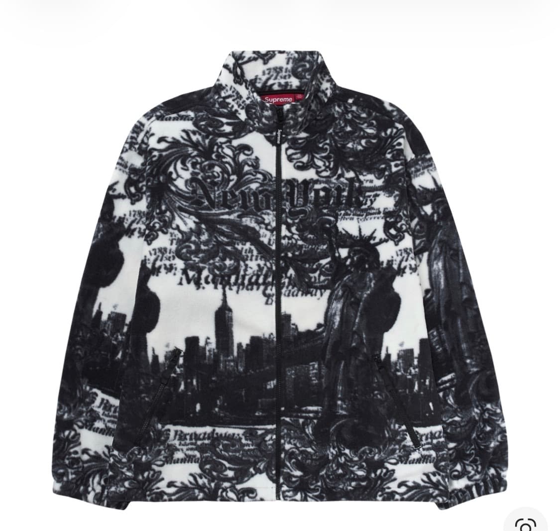 슈프림 뉴욕 플리스 자켓 화이트 - 25FW 상품이미지1